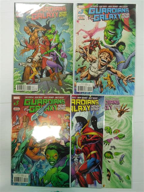 Guardians Of The Galaxy Comic Set Mother Entropy Vf Collectors Edge Comics