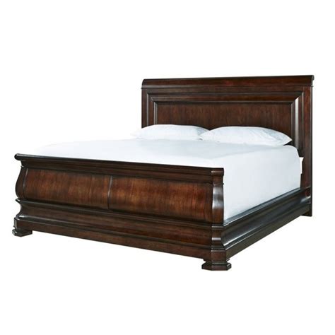 Universal Furniture Reprise Queen Sleigh Bed In Rustic Cherry BushFurnitureCollection Com