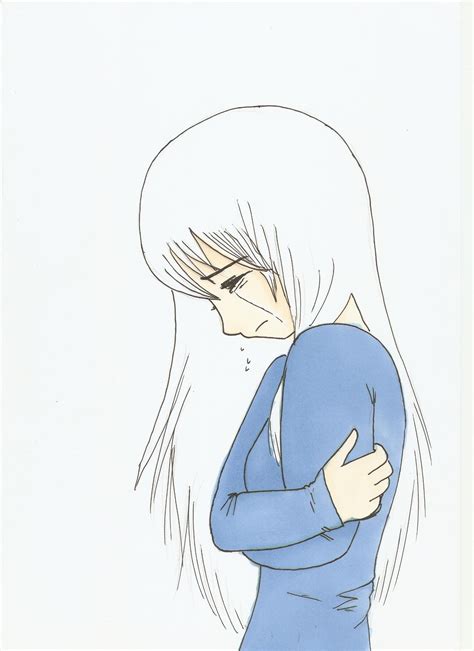 Crying Anime Girl Drawing At Getdrawings Free Download