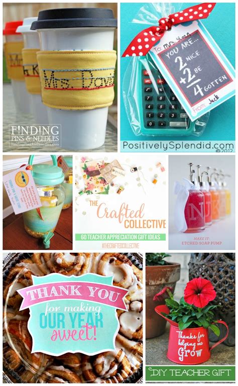 What are good appreciation gifts. PitterAndGlink: The Crafted Collective: 60 Teacher ...
