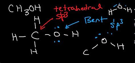 Lewis Dot Structure Of Ch3oh Methanol Youtube