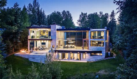 43 Million Contemporary Style Home In Aspen Colorado Homes Of The Rich