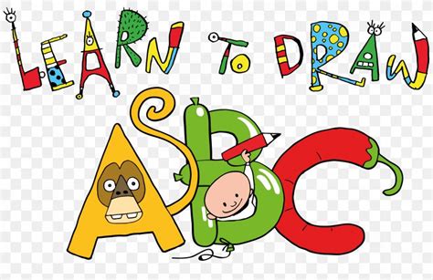Drawing Abc Kids Draw Alphabet Illustration Coloring Book Png