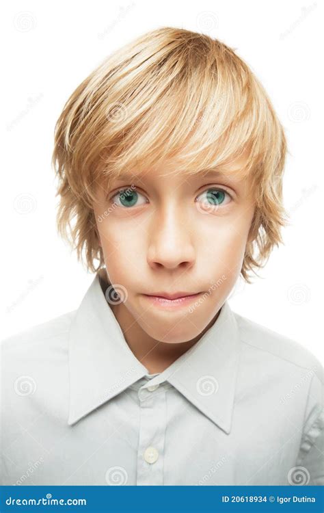 Portrait Of Young Boy Stock Photo Image Of Face Beautiful 20618934