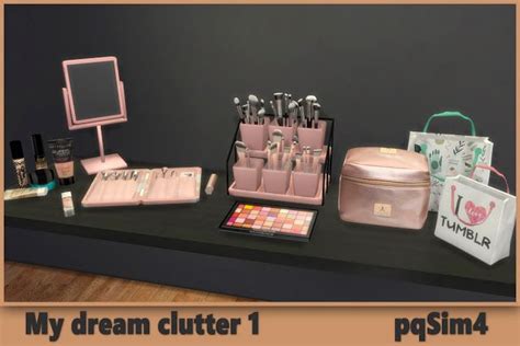 My Dream Clutter 1 The Sims 4 Custom Content Sims 4 Decor Clutter