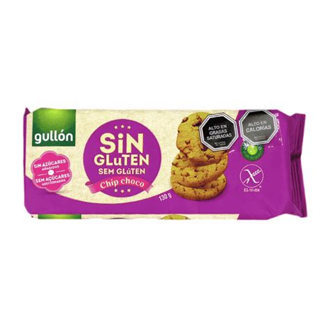 Gullon Galletas Choco Chips Sin Gluten 130 G