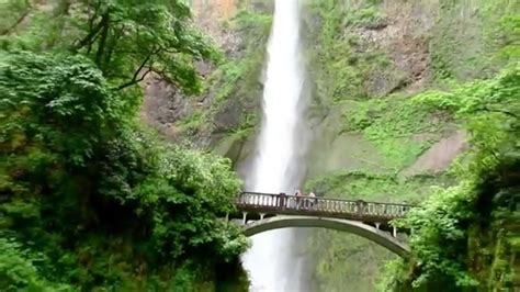 Водопад Малтнома Фолс штат Орегон США Youtube