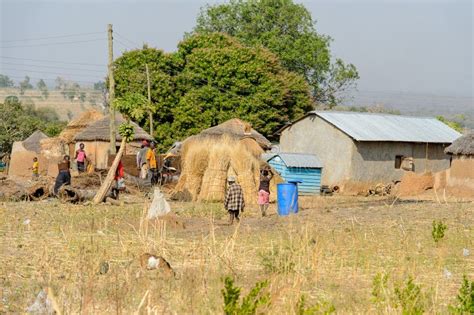 Unidentified Ghanaian People Work In The Ghani Village Editorial Stock