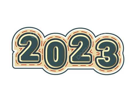 Diseño Del Título 2023 Png 2023 Feliz Año Nuevo Festival Png Y Vector Para Descargar Gratis