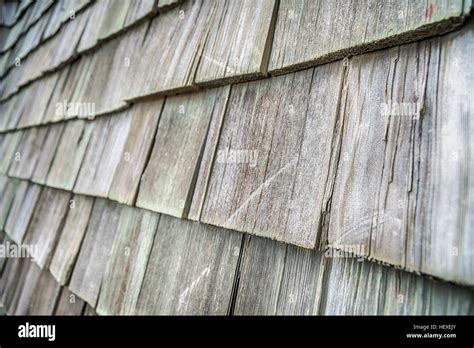 Wooden Roof Shingles Stock Photo Alamy