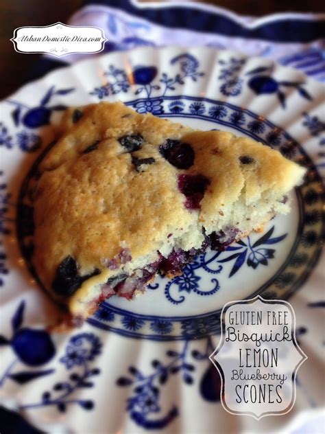 I get lots of gluten free recipe requests, and i can't always provide a recipe as quickly as one might wish! RECIPE: Gluten Free Bisquick Lemon Blueberry Scones ...