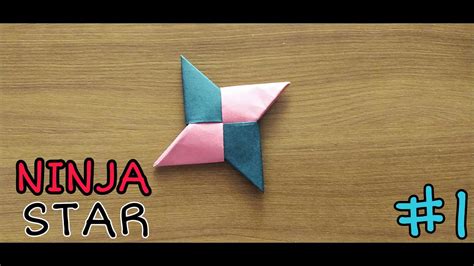 How To Make Origami Paper Ninja Star Shuriken Easy Craft Youtube