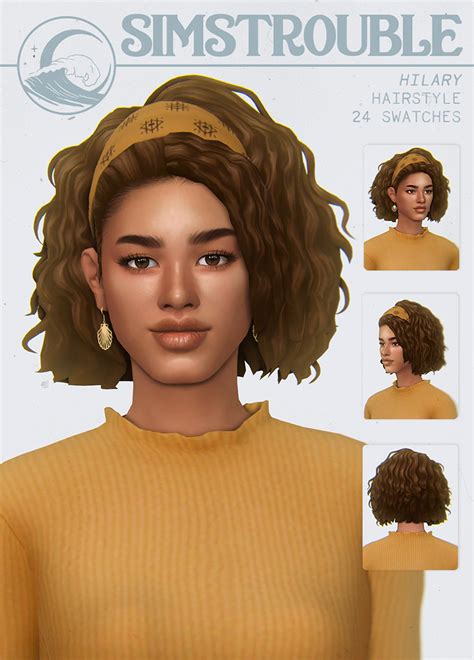 30 Best Short Curly Hair Cc For The Sims 4 Guys Girls Fandomspot