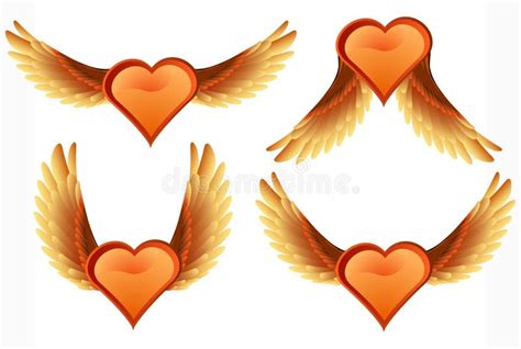 Heart With Wings Stock Vector Illustration Of Love Loving 31511802