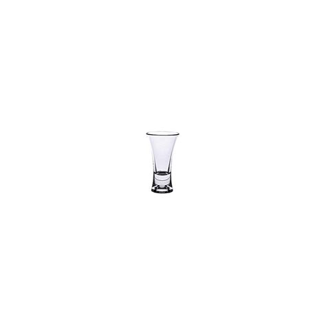 Excellante 2 Oz Shot Glass Flair Design Heavy Base Polycarbonate Clear Comes In Each