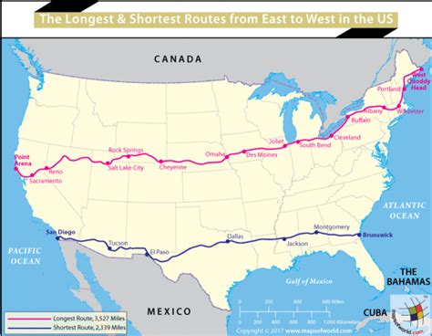Driving Map East Coast Usa Road Map Of The East Coast Of The United