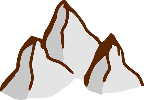 Montanha Cordilheira Pico · Gráfico vetorial grátis no Pixabay