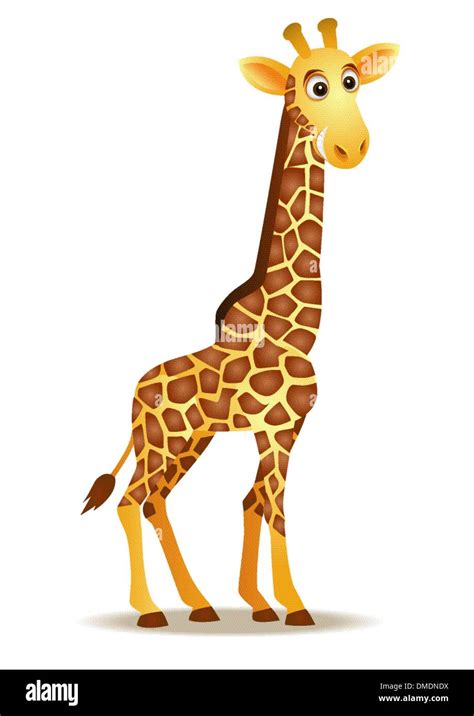 giraffe cartoon stock vector image and art alamy