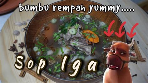 Sop daging sendiri tidak perlu menggunakan banyak bumbu karena kaldu dagingnya sudah kaya rasa. sop iga , sop tulang iga, sop daging enak |sop iga bening bumbu rempah #sopiga #sopbuntut # ...