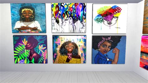 Black Art For Black History Month These Are Cc — Sims 4 Storyteller