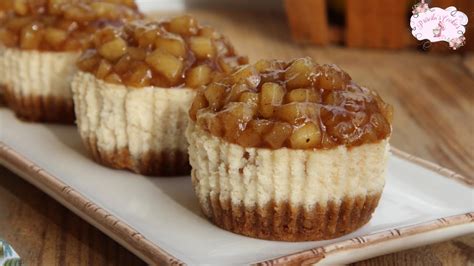 MINI CHEESECAKE DE MANZANA Y CARAMELO Cheesecake Cu Mar Si Caramel