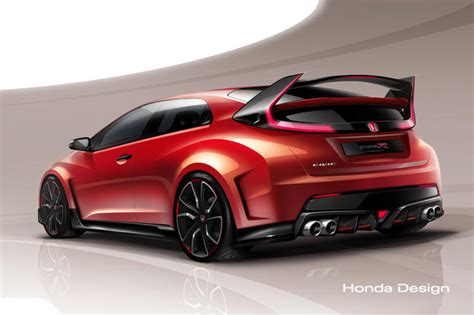 Honda Civic Type R Concept Zadebiutuje Podczas Salonu Geneva Motor Show