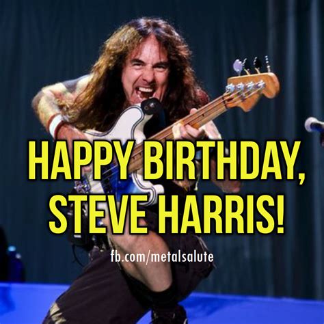 All Hail Metal Happy Birthday Steve Harris Of Iron Maiden