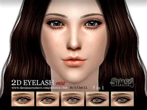 Eyelash 02 By S Club Ll Sims 4 Eyes