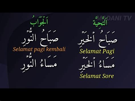 Ucapan Dalam Bahasa Arab