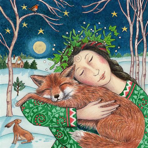 Starry Fox Hug By Wendy Andrew