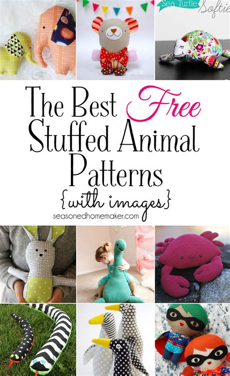 Browse our huge selection of sewing patterns from independent designers! The Cutest Free Stuffed Animal Patterns
