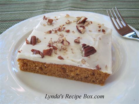 Lyndas Recipe Box Pumpkin Cake Bars