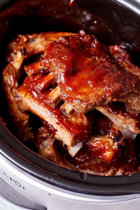 How To Make The Best BBQ Baby Back Ribs In The Slow Cooker Recipe In