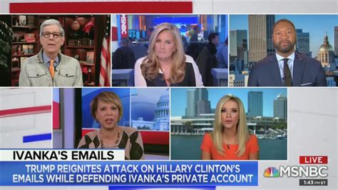 Msnbc Panel Gets Heated As Rnc Spox Defends Ivanka On Emails ‘you Know