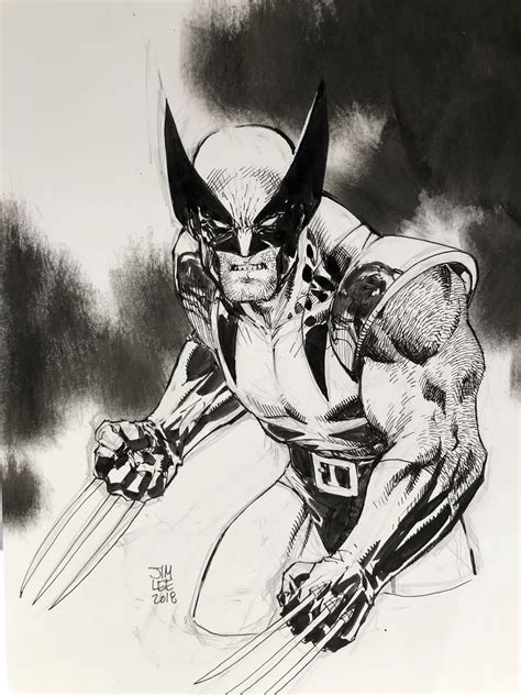 X Men Wolverine Jim Lee Wolverine Art Jim Lee Art Jim Lee