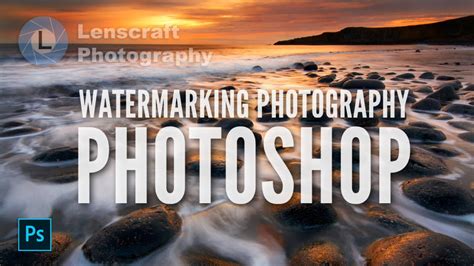 How To Wartermark And Batch Watermark Photos In Photoshop Youtube