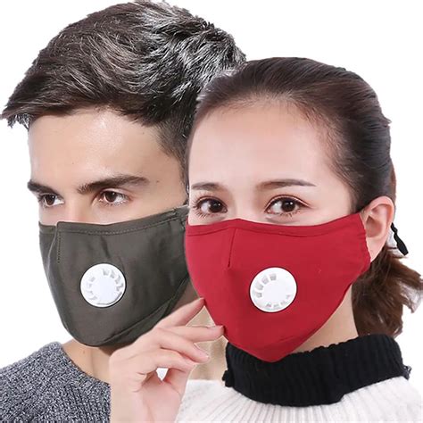 Cotton Pm Anti Haze Mask Breath Valve Anti Dust Mouth Mask Activated Carbon Filter Respirator