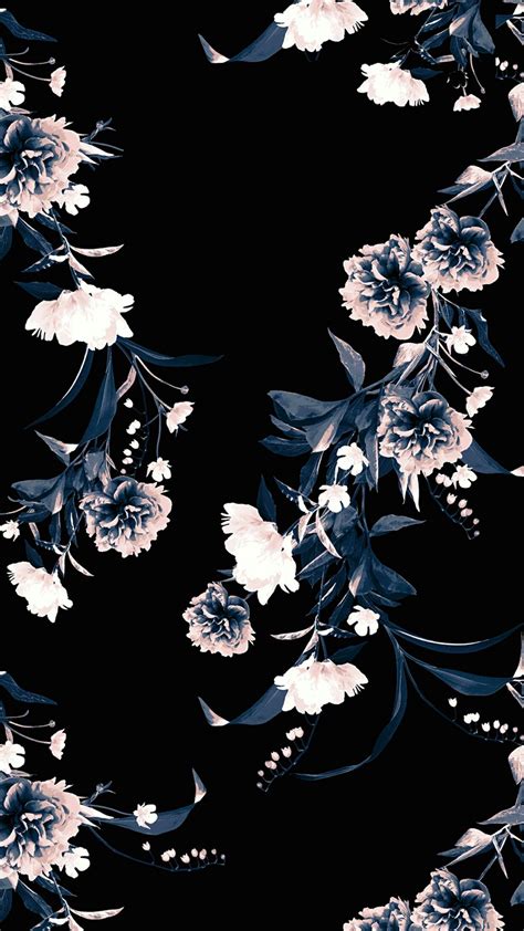 Dark Floral Iphone Wallpapers Top Free Dark Floral Iphone Backgrounds Wallpaperaccess