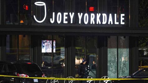 * please note a member of our team will be in touch to confirm your order and pick up time. Man shot through Joey restaurant's window at Toronto's Yorkdale mall - The Globe and Mail