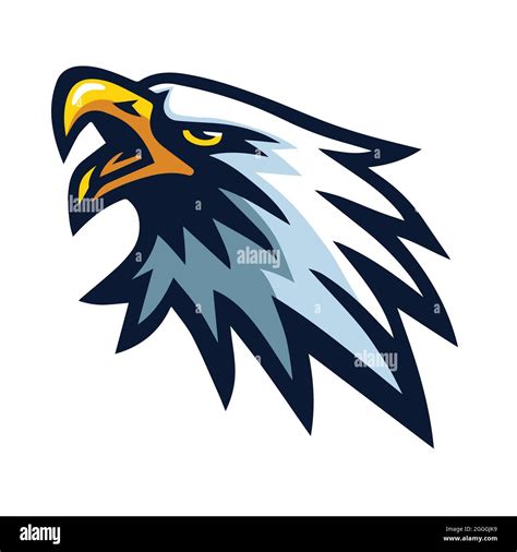 Eagle Mascot Logo Sports Team Mascot Design Vector Stock Vector Image
