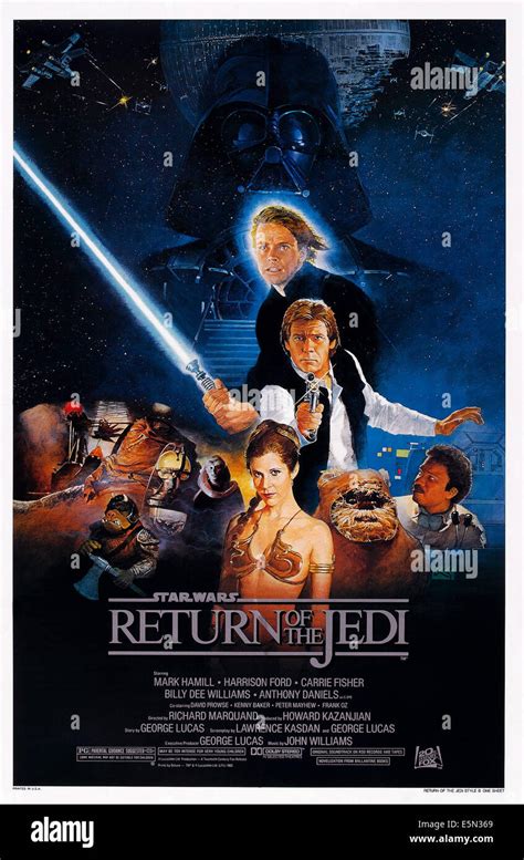 Star Wars épisode Vi Le Retour Du Jedi De Nous Poster Art à