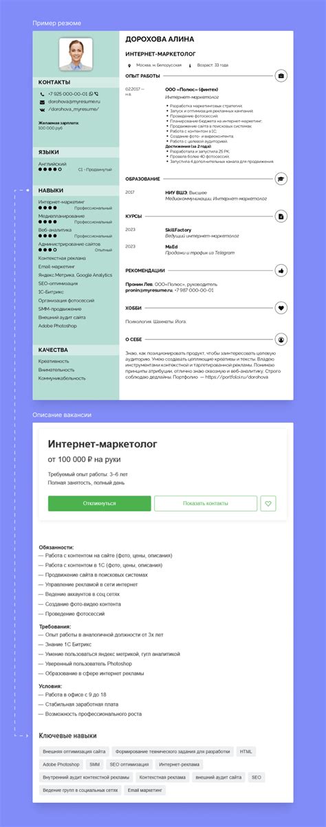 Резюме на Русском Языке Скачать Образец и Шаблон Cv на Работу