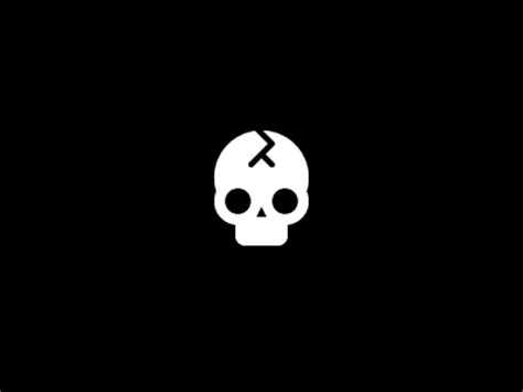 Animated gif about black and white in anime by leidy ramirez. Skull.gif by Tamer Koseli on Dribbble