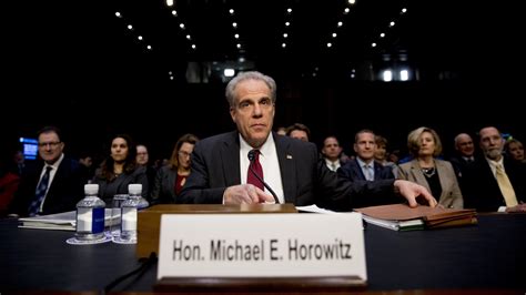IG Report Hearing Horowitz Says Findings Don T Vindicate Anybody NPR