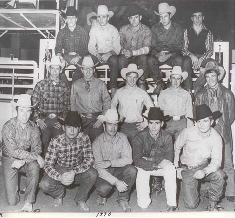 Nfr 1970 In Oklahoma City Top 15 Bareback Riders Top Row Dale