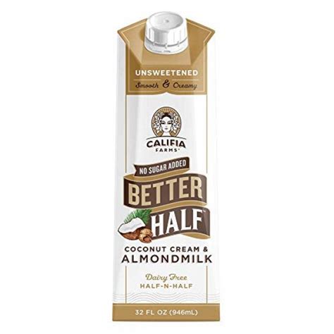 Califia Farms Unsweetened Better Half Coffee Creamer 32