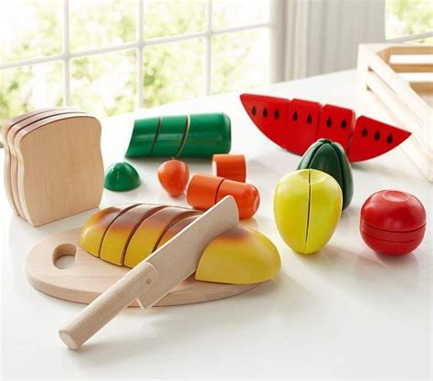Wooden Food Set Wooden Food Pottery Barn Kids Toy Kitchen Accessories