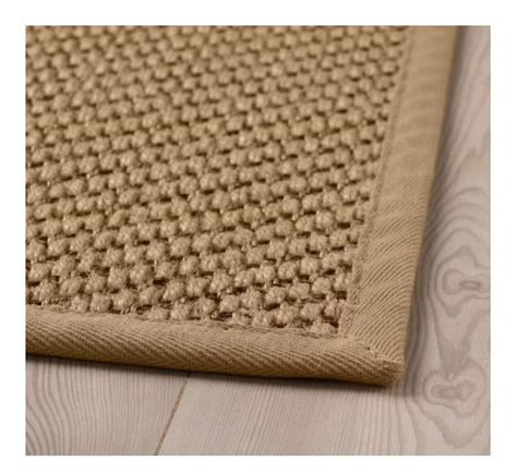 Ikea Hellested Jute Rug Flatwoven Natural Brown Carousell