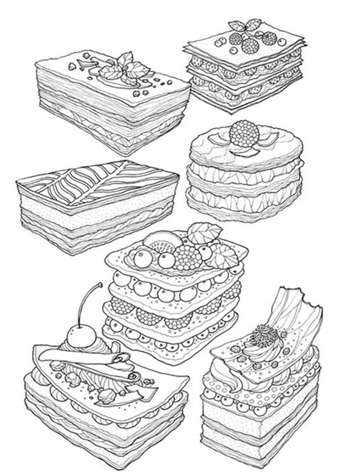 Free Easy To Print Cake Coloring Pages Coloring Book Pages Coloring Pages Food Coloring Pages