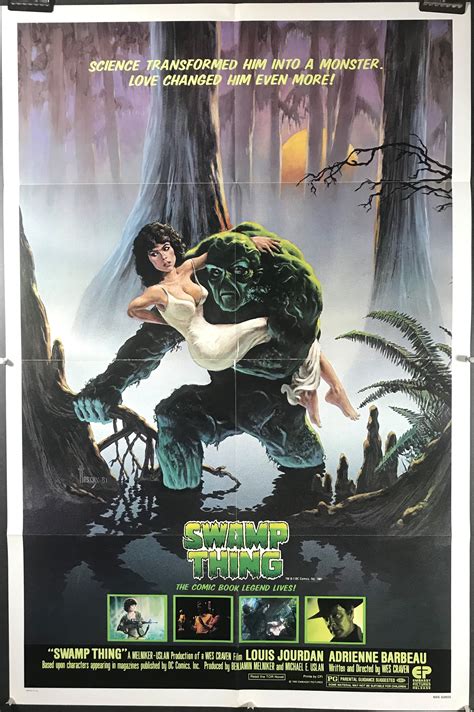 THE SWAMP THING, Original Vintage Wes Craven Movie Poster - Original ...